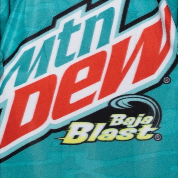 *new* single Mountain Dew Snuggie Blanket - Picture 5 of 5